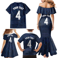 Custom Scotland National Football Family Matching Mermaid Dress and Hawaiian Shirt Tartan Patchwork and Sport Lion - Wonder Print Shop