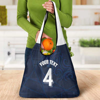 Custom Scotland National Football Grocery Bag Tartan Patchwork and Sport Lion - Wonder Print Shop