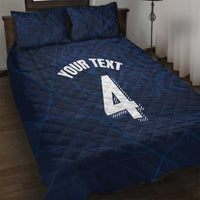 Custom Scotland National Football Quilt Bed Set Tartan Patchwork and Sport Lion - Wonder Print Shop