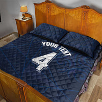Custom Scotland National Football Quilt Bed Set Tartan Patchwork and Sport Lion - Wonder Print Shop