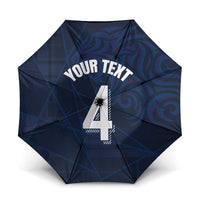 Custom Scotland National Football Umbrella Tartan Patchwork and Sport Lion - Wonder Print Shop