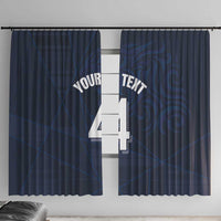 Custom Scotland National Football Window Curtain Tartan Patchwork and Sport Lion - Wonder Print Shop