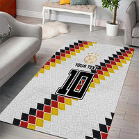 Custom Germany National Football Area Rug Inspired German Flag and Bavarian Renaissance Motifs - Wonder Print Shop