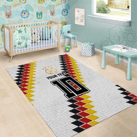 Custom Germany National Football Area Rug Inspired German Flag and Bavarian Renaissance Motifs - Wonder Print Shop