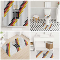 Custom Germany National Football Bathroom Set Inspired German Flag and Bavarian Renaissance Motifs - Wonder Print Shop