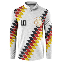 Custom Germany National Football Button Sweatshirt Inspired German Flag and Bavarian Renaissance Motifs - Wonder Print Shop