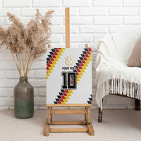Custom Germany National Football Canvas Wall Art Inspired German Flag and Bavarian Renaissance Motifs - Wonder Print Shop