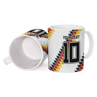 Custom Germany National Football Ceramic Mug Inspired German Flag and Bavarian Renaissance Motifs - Wonder Print Shop