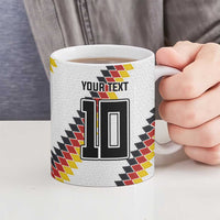 Custom Germany National Football Ceramic Mug Inspired German Flag and Bavarian Renaissance Motifs - Wonder Print Shop