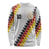 Custom Germany National Football Long Sleeve Shirt Inspired German Flag and Bavarian Renaissance Motifs - Wonder Print Shop