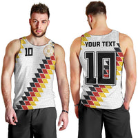 Custom Germany National Football Men Tank Top Inspired German Flag and Bavarian Renaissance Motifs - Wonder Print Shop