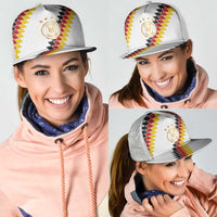 Germany National Football Mesh Trucker Cap Inspired by German Flag and Bavarian Renaissance Ornaments Motifs - Wonder Print Shop