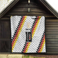 Custom Germany National Football Quilt Inspired German Flag and Bavarian Renaissance Motifs - Wonder Print Shop