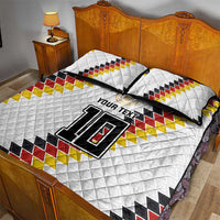 Custom Germany National Football Quilt Bed Set Inspired German Flag and Bavarian Renaissance Motifs - Wonder Print Shop