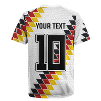 Custom Germany National Football Rugby Jersey Inspired German Flag and Bavarian Renaissance Motifs - Wonder Print Shop