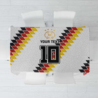 Custom Germany National Football Tablecloth Inspired German Flag and Bavarian Renaissance Motifs - Wonder Print Shop