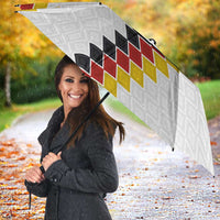 Custom Germany National Football Umbrella Inspired German Flag and Bavarian Renaissance Motifs - Wonder Print Shop