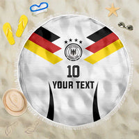 Custom Germany National Football Beach Blanket Die Mannschaft 2026 - Wonder Print Shop