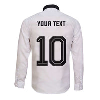 Custom Germany National Football Long Sleeve Button Shirt Die Mannschaft 2026 - Wonder Print Shop