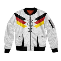 Custom Germany National Football Sleeve Zip Bomber Jacket Die Mannschaft 2026 - Wonder Print Shop