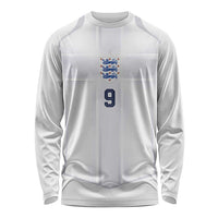 Custom England National Football Long Sleeve Shirt The Three Lions-Sporty T90 Style - Wonder Print Shop