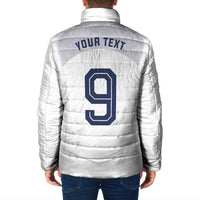 Custom England National Football Padded Jacket The Three Lions-Sporty T90 Style - Wonder Print Shop