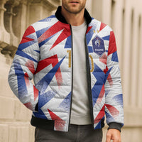 Custom France National Football Bomber Puffer Jacket Flag-Inspired Graphics - Wonder Print Shop