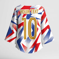 Custom France National Football Kimono Sleeve Blouse Flag-Inspired Graphics - Wonder Print Shop