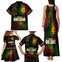 King of Reggae Family Matching Tank Maxi Dress and Hawaiian Shirt Jamaican Reggae One Love - Wonder Print Shop