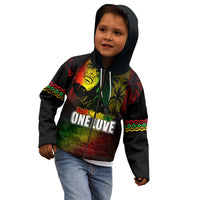 King of Reggae Kid Hoodie Jamaican Reggae One Love - Wonder Print Shop