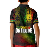 King of Reggae Kid Polo Shirt Jamaican Reggae One Love - Wonder Print Shop