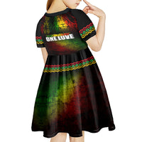 King of Reggae Kid Short Sleeve Dress Jamaican Reggae One Love - Wonder Print Shop