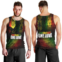 King of Reggae Men Tank Top Jamaican Reggae One Love - Wonder Print Shop