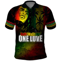 King of Reggae Polo Shirt Jamaican Reggae One Love - Wonder Print Shop