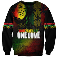 King of Reggae Sweatshirt Jamaican Reggae One Love - Wonder Print Shop