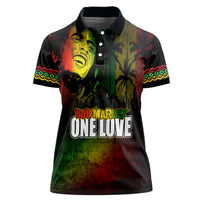 King of Reggae Women Polo Shirt Jamaican Reggae One Love - Wonder Print Shop
