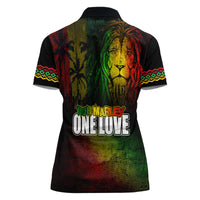 King of Reggae Women Polo Shirt Jamaican Reggae One Love - Wonder Print Shop