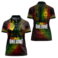 King of Reggae Women Polo Shirt Jamaican Reggae One Love - Wonder Print Shop