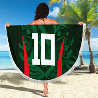 Custom Bangladesh Cricket Beach Blanket The Tigers Green-Red Glory