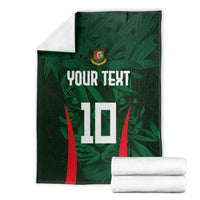 Custom Bangladesh Cricket Blanket The Tigers Green-Red Glory