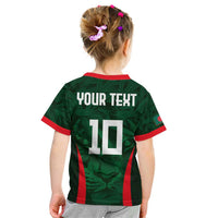 Custom Bangladesh Cricket Kid T Shirt The Tigers Green-Red Glory