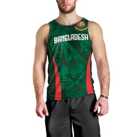 Custom Bangladesh Cricket Men Tank Top The Tigers Green-Red Glory