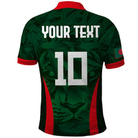 Custom Bangladesh Cricket Polo Shirt The Tigers Green-Red Glory