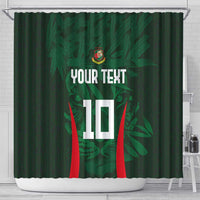 Custom Bangladesh Cricket Shower Curtain The Tigers Green-Red Glory