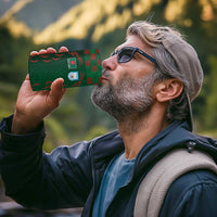 Custom Bangladesh Football 4 in 1 Can Cooler Tumbler Bengal Tigers Green-Red Warriors