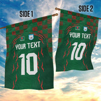Custom Bangladesh Football Garden Flag Bengal Tigers Green-Red Warriors