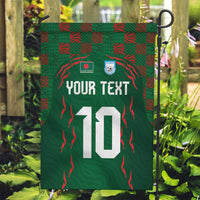 Custom Bangladesh Football Garden Flag Bengal Tigers Green-Red Warriors