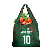 Custom Bangladesh Football Grocery Bag Bengal Tigers Green-Red Warriors