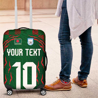 Custom Bangladesh Football Luggage Cover Bengal Tigers Green-Red Warriors