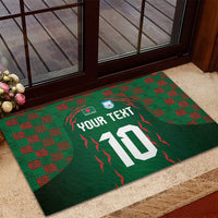 Custom Bangladesh Football Rubber Doormat Bengal Tigers Green-Red Warriors